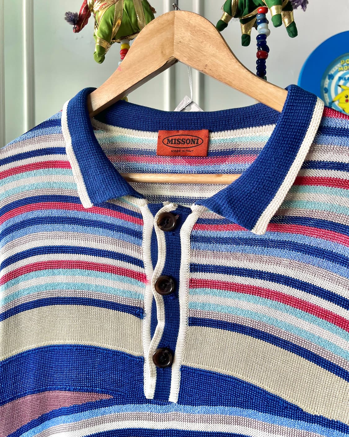 1990s MISSONI Italy Multi Color PK Knit 상품이미지4