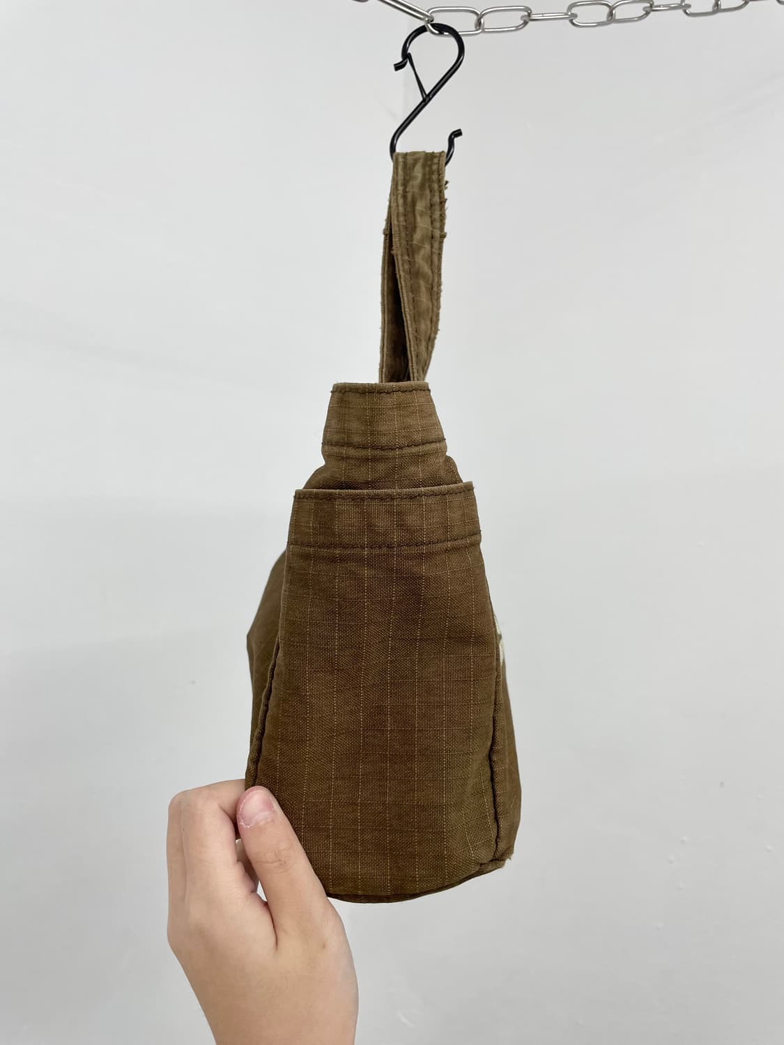 히스테릭글래머 브라운 로고 캔버스백 *레어 상품이미지6