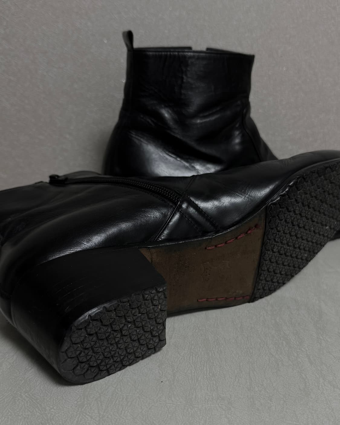 Vero Cuoio Plein Toe Leather Boots 상품이미지5