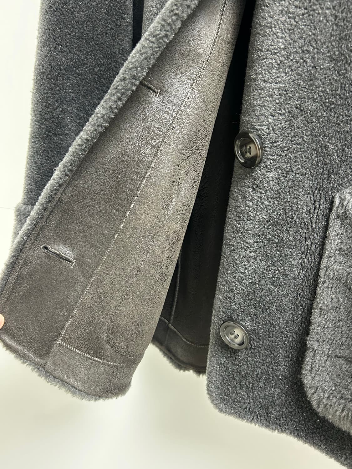 칼라거펠트 양모 무스탕자켓 상품이미지4