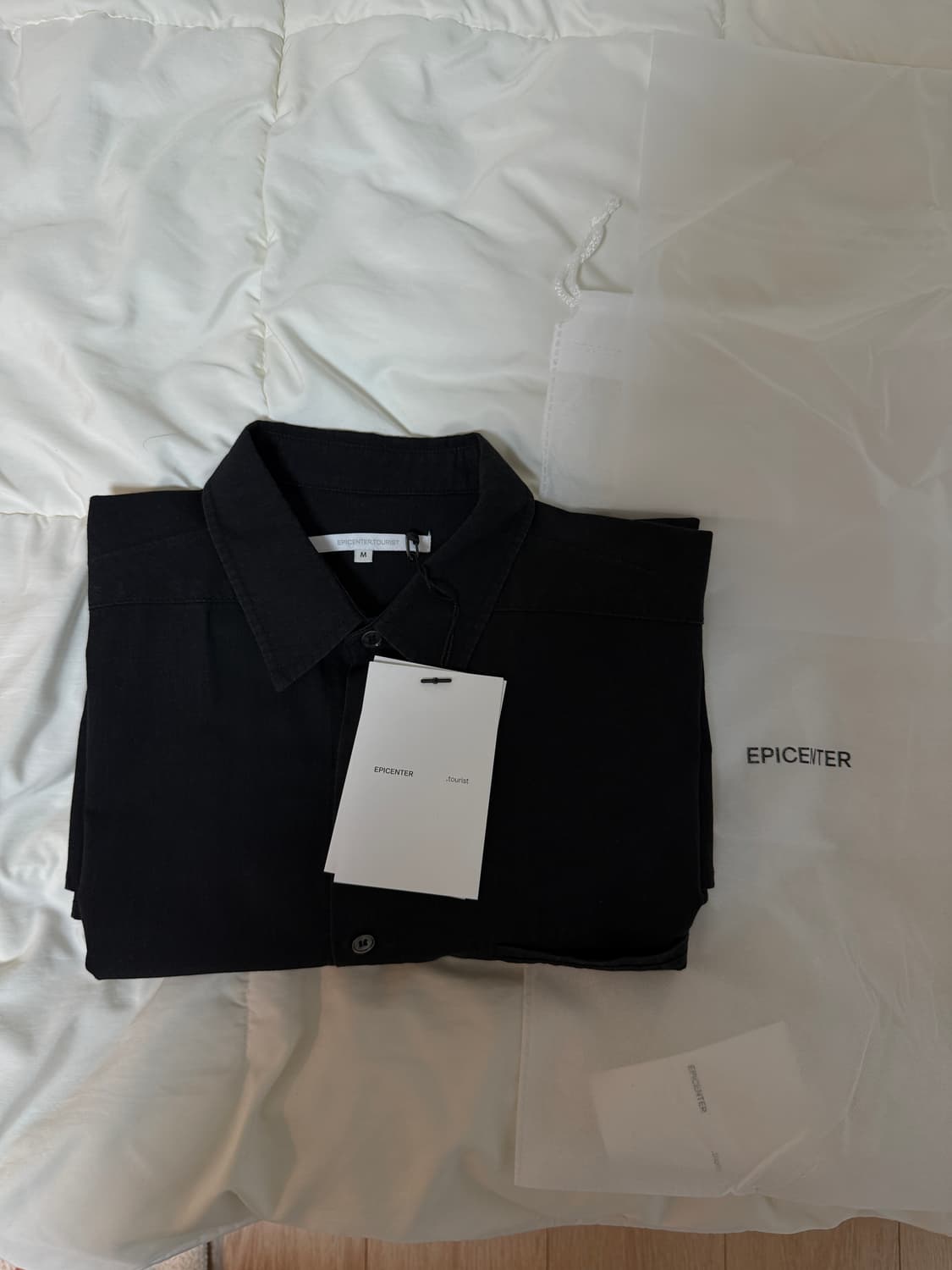 [M]에피센터 투어리스트 Tres shirt(Black) 셔츠 상품이미지2
