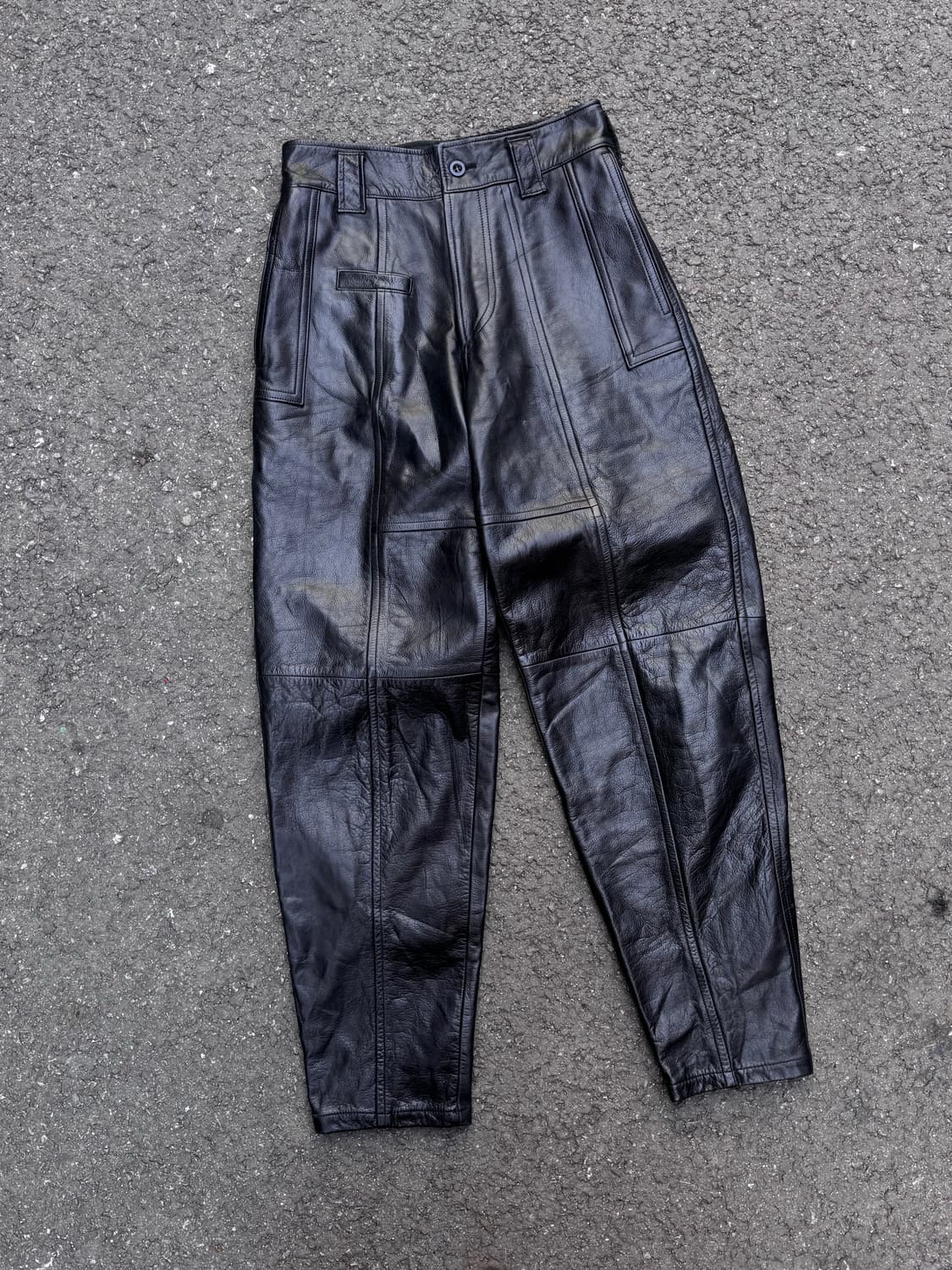 Domon 카우하이드 레더팬츠 상품이미지1
