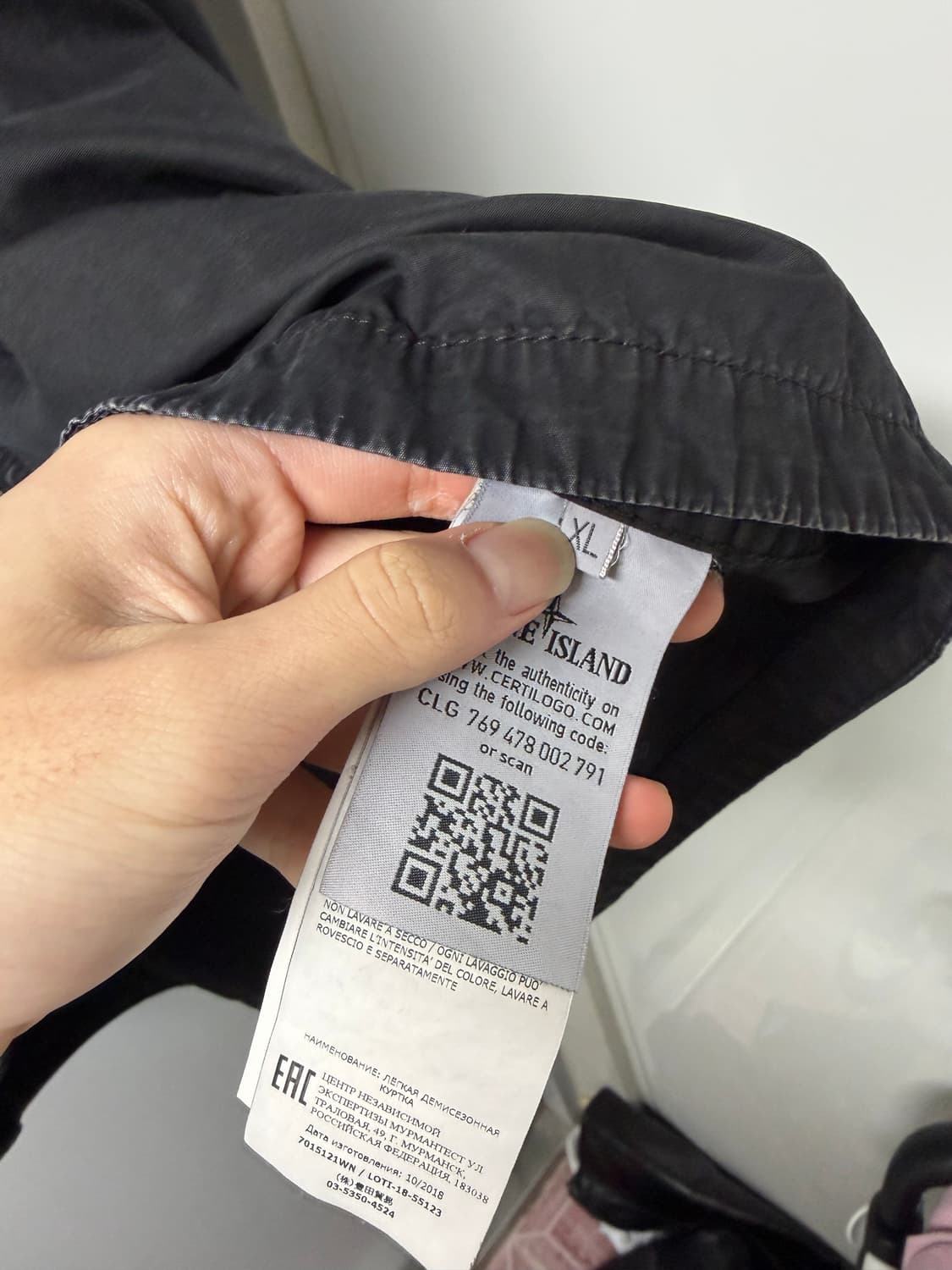 스톤아일랜드 올드이펙트 오버셔츠 xl 상품이미지3