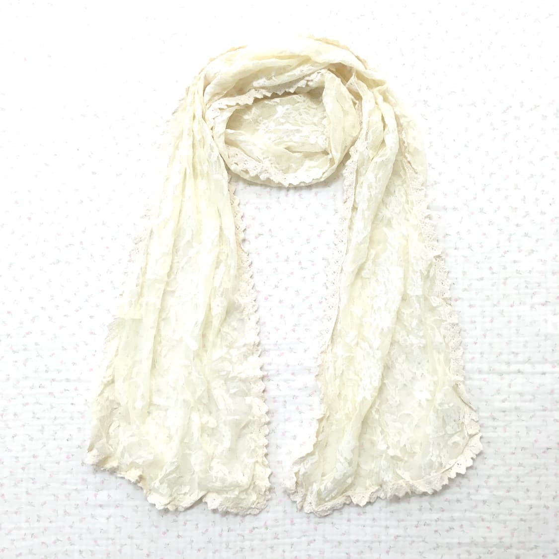 JPN/ 모리걸스카프 모리룩스카프 레이스스카프 자수스카프  상품이미지5