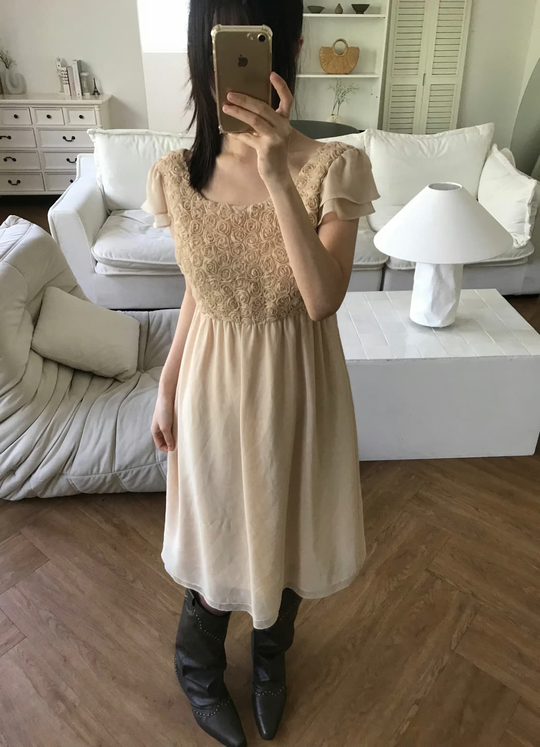 vintage rose one-piece 상품이미지5