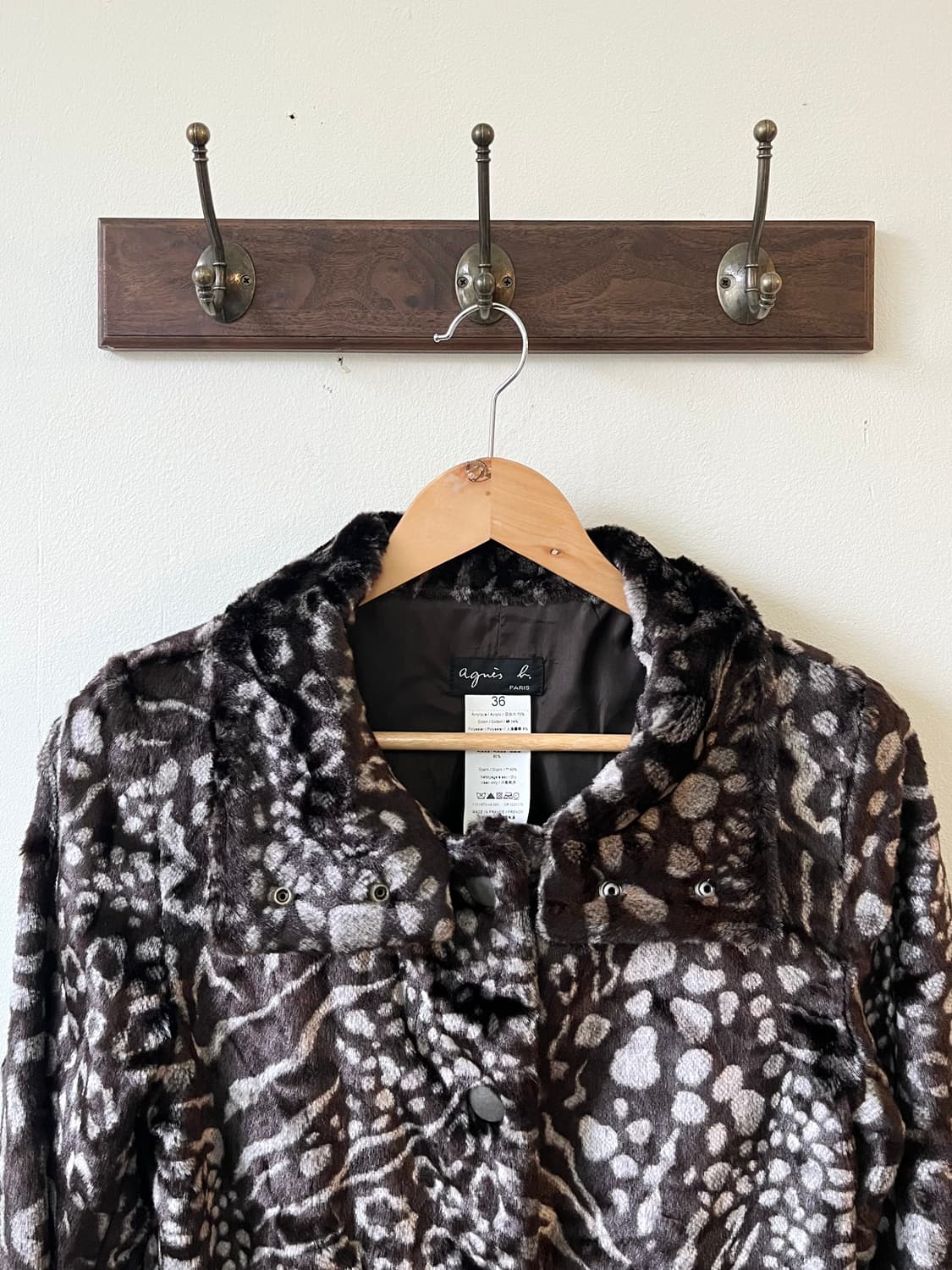 Agnes B 페이블리 퍼자켓 상품이미지3