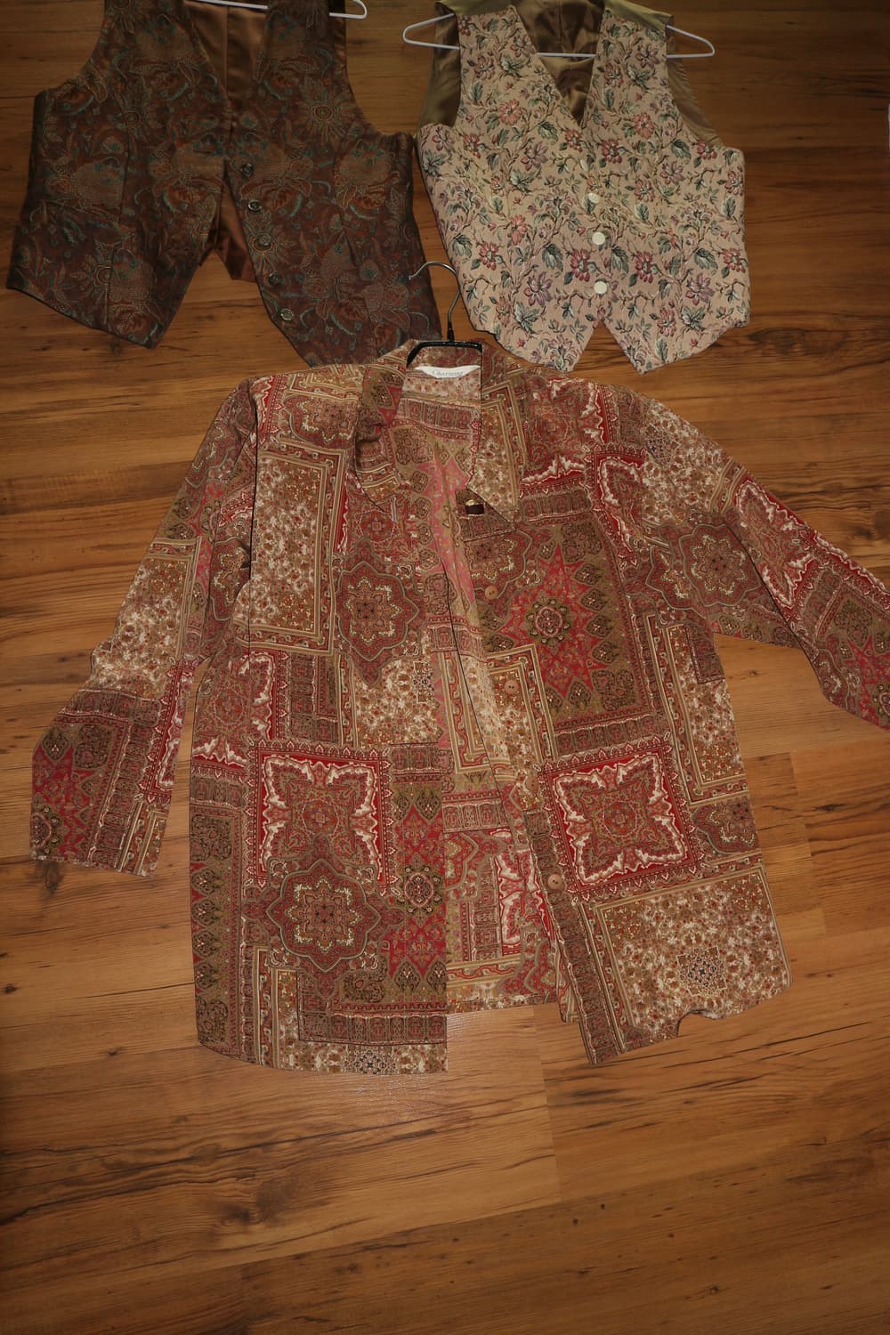 빈티지 히피 조끼,셔츠 일괄 세트 상품이미지4