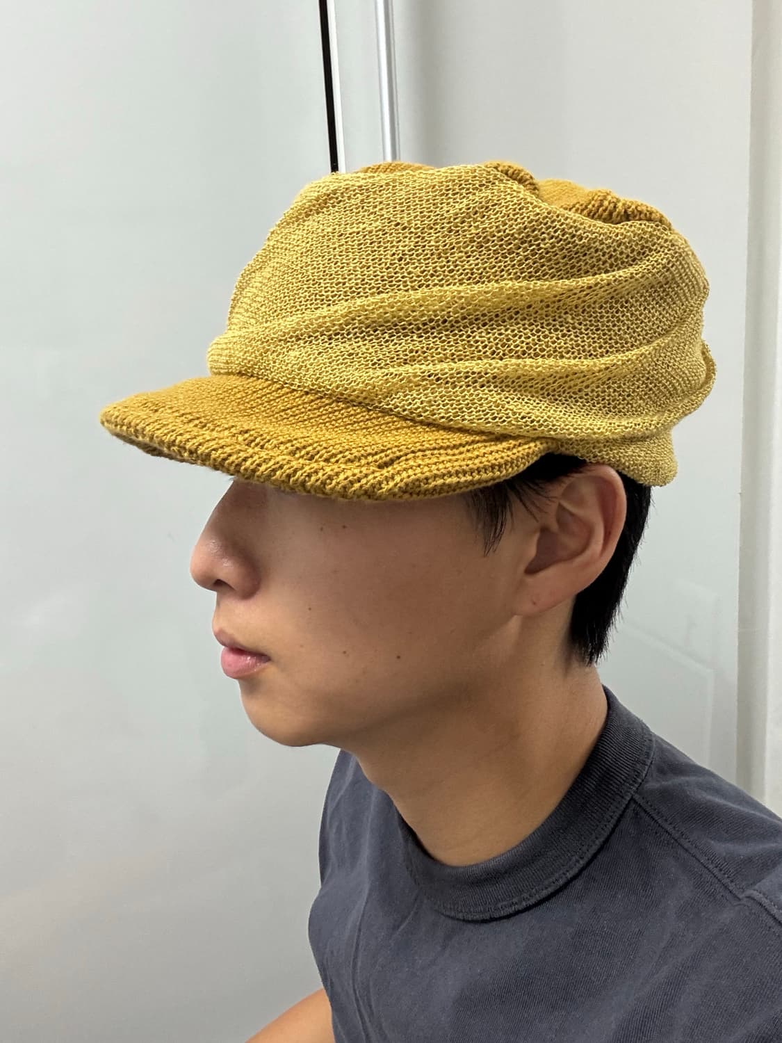 Ca4la 니트 드레이프 캡 상품이미지1