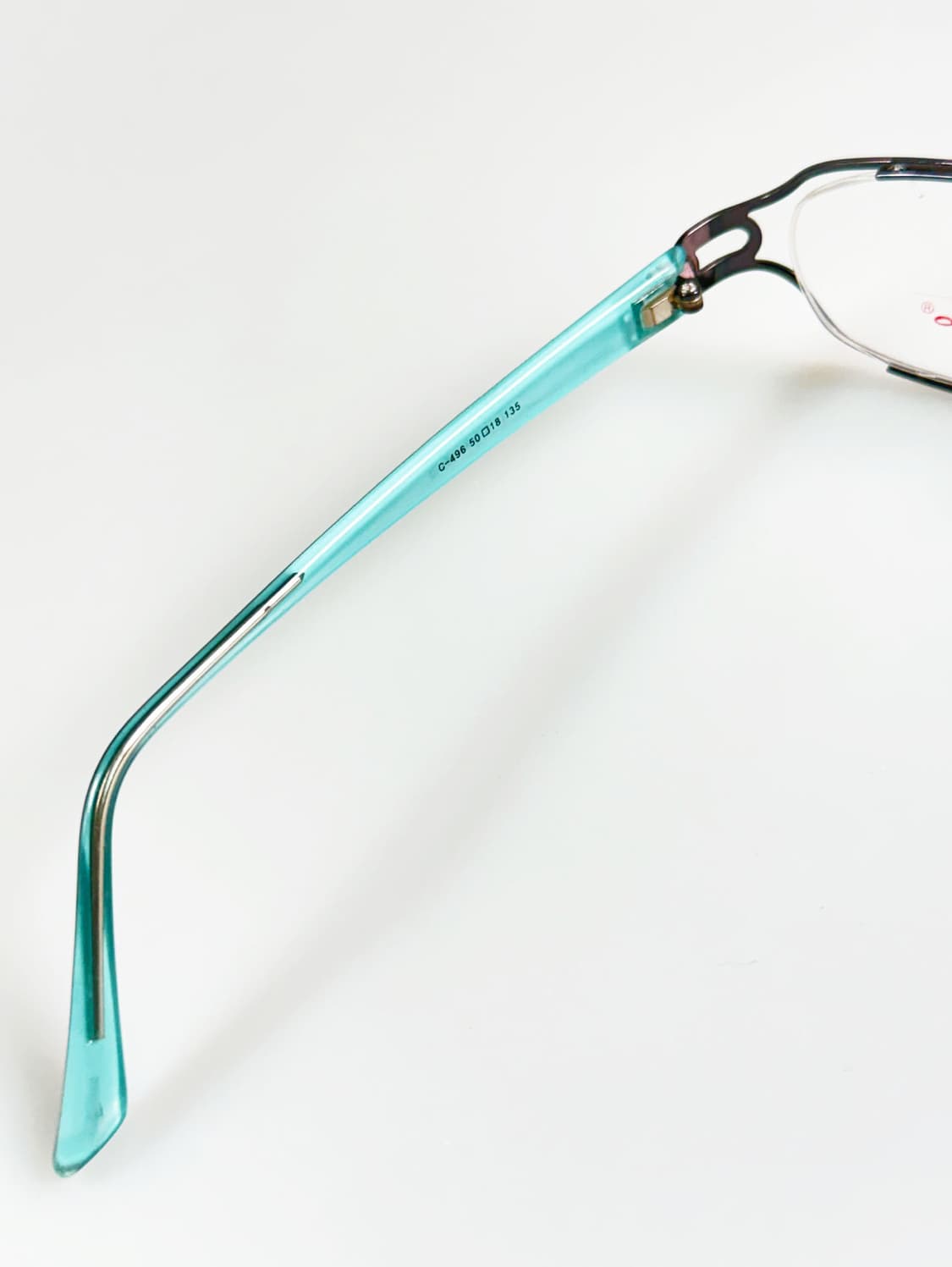 CAMO FASHION 건메탈 슬림 스퀘어 프레임 빈티지 안경 상품이미지7