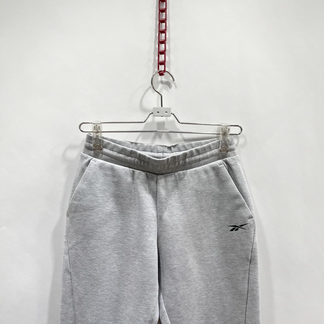 리복 여성 밴딩팬츠 그레이 XS 상품이미지2