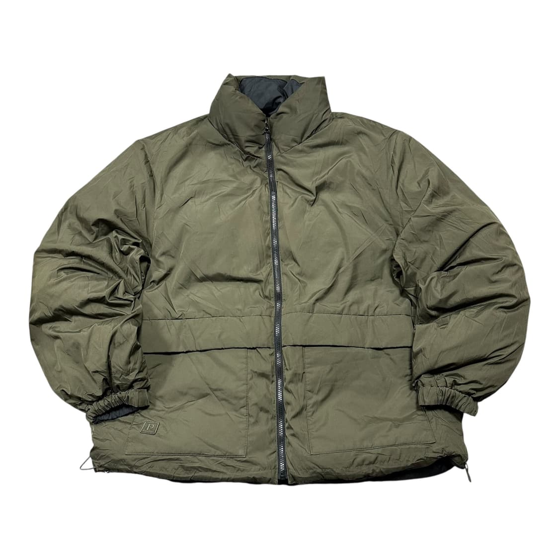 ✨ (바배) 플랙 리버시블 카키 블랙 덕다운 패딩  상품이미지1