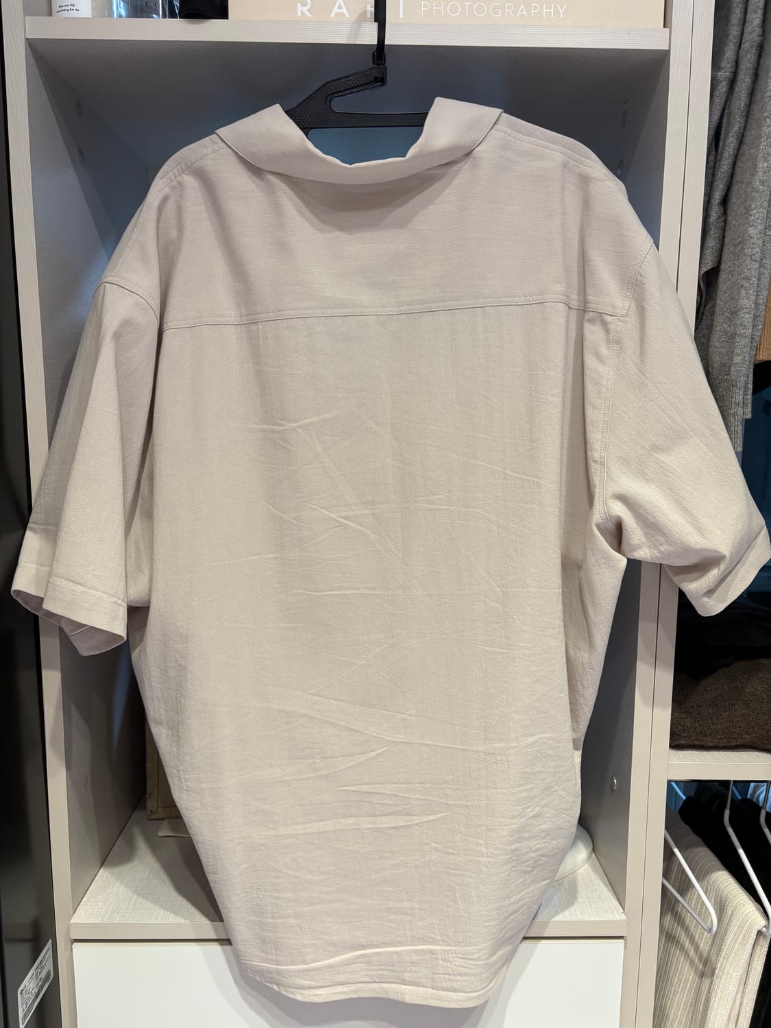 아미 베이지M 반팔셔츠 상품이미지2