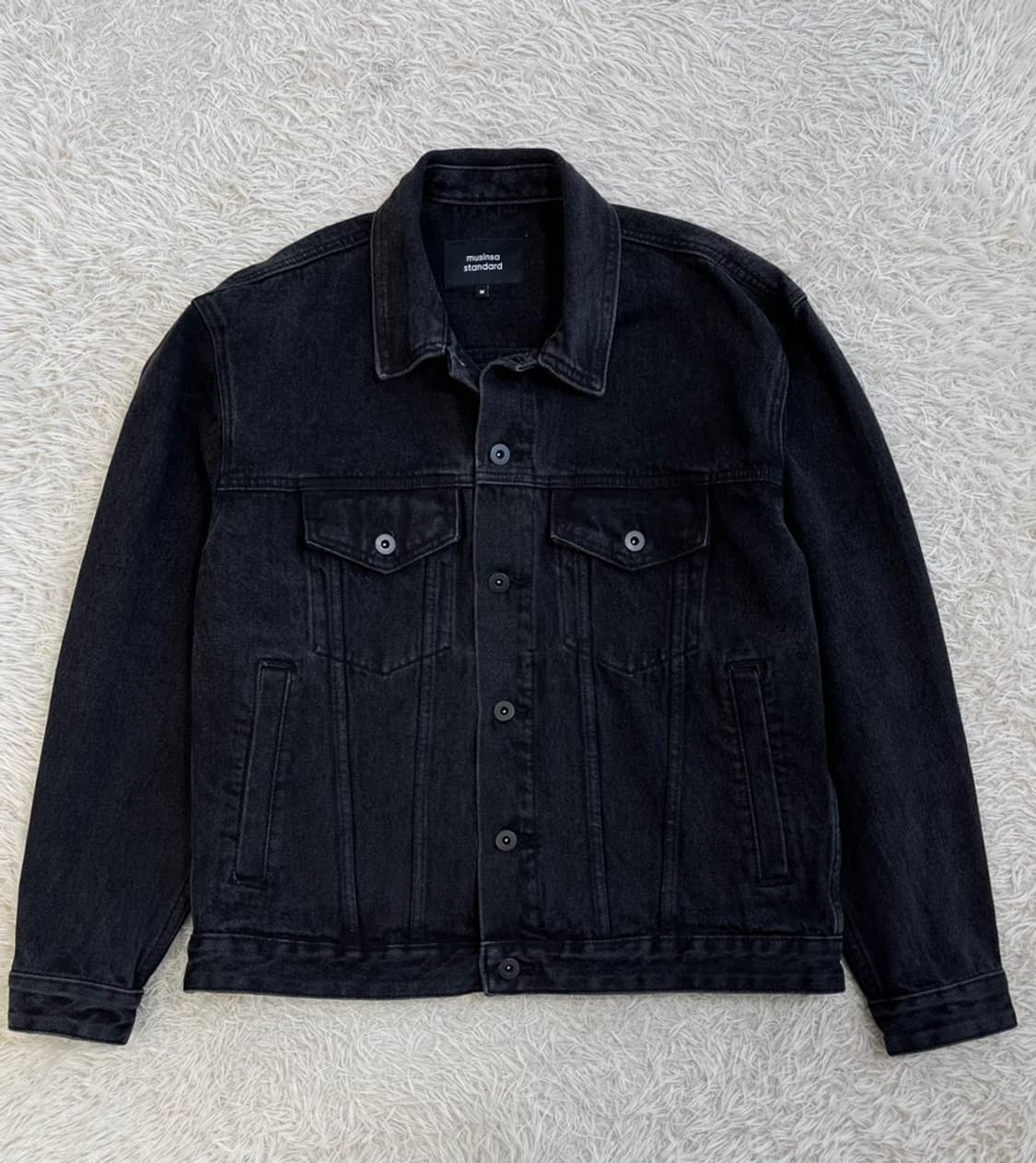 무신사스탠다드 흑청 트러커 자켓/무탠다드/#3260 상품이미지1