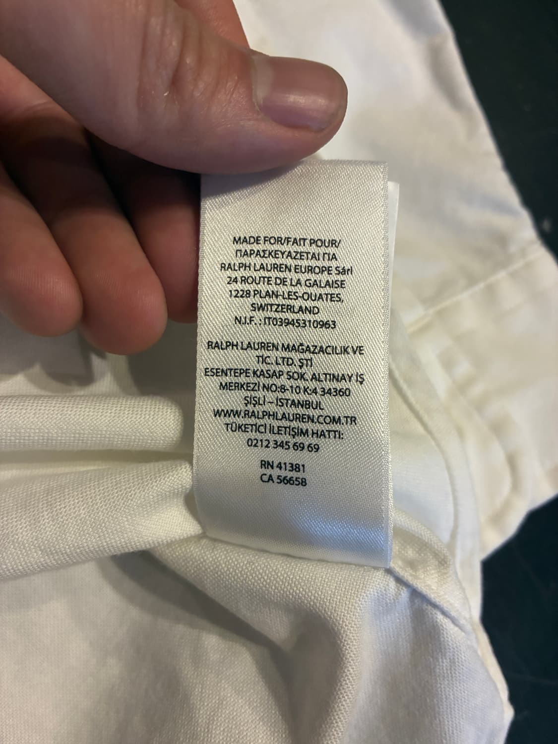 M) 폴로 랄프로렌 옥스포드 셔츠 화이트 상품이미지6