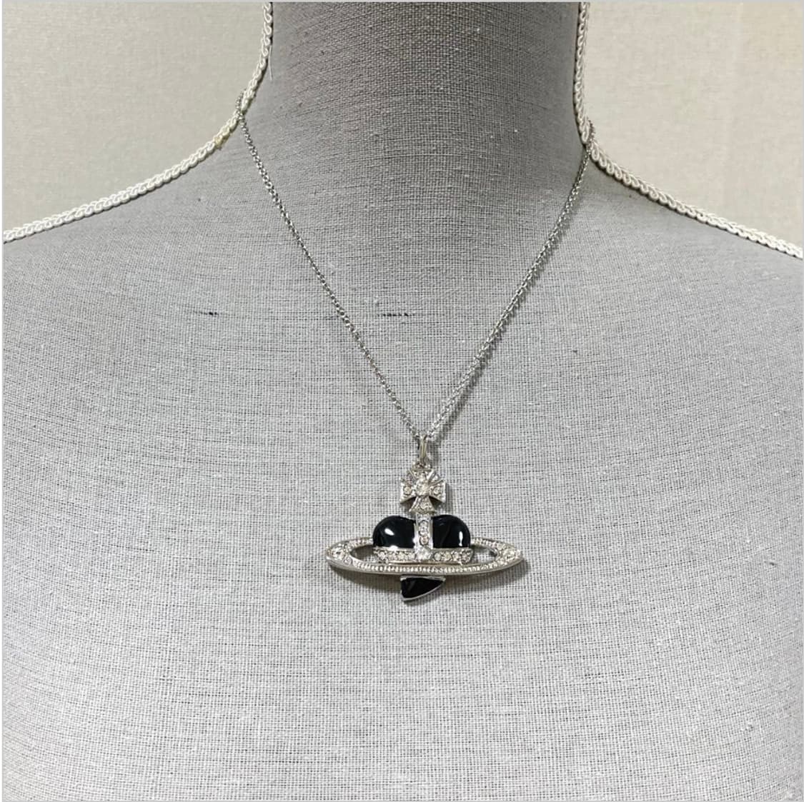 비비안웨스트우드 아카이브 아카이브 빅 리얼 디아망떼 팬던트 목걸이 상품이미지4