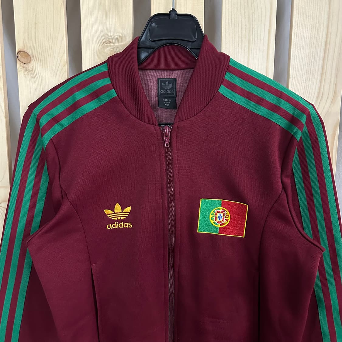 (S) 아디다스 00s 포르투갈 버건디 져지 트랙탑 상품이미지4