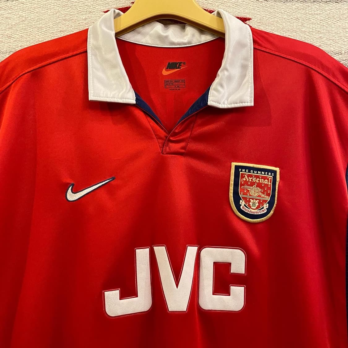 대장급레어 나이키 98년 아스날 베르캄프 홈 유니폼 상품이미지8