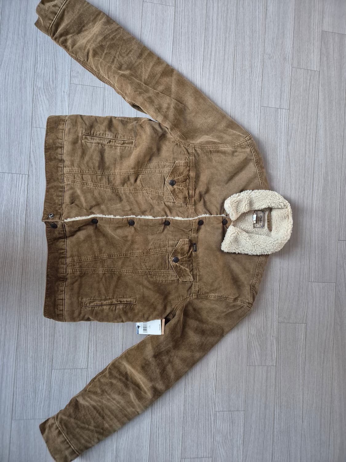 폴로 랄프로렌 코듀로이 쉐르파 트러커 자켓 L (105) 새상품 상품이미지1