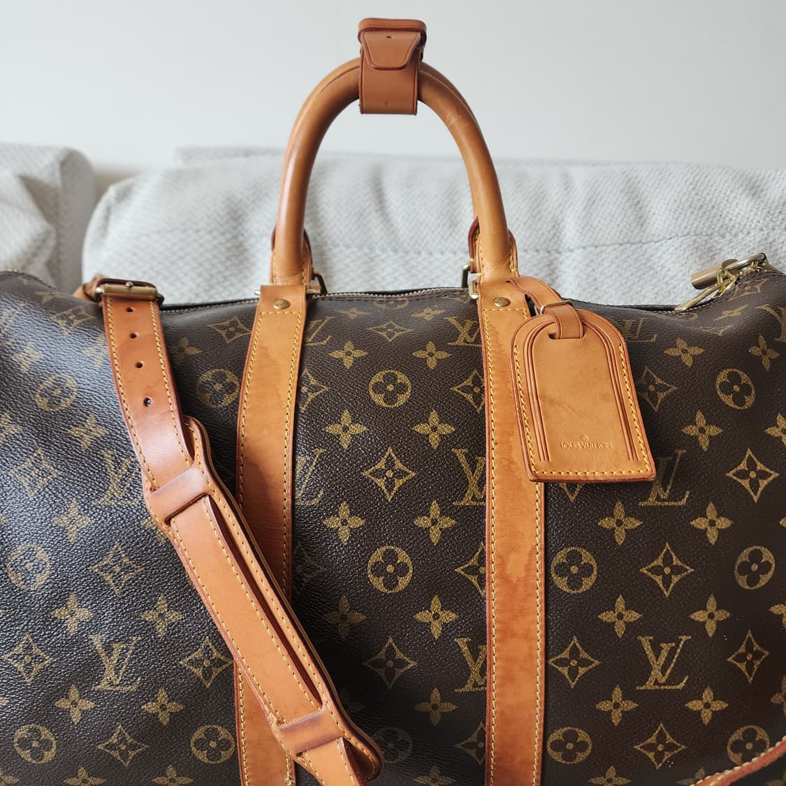루이비통 모노그램 키폴 45 반둘리에 보스턴백 여행가방 상품이미지2