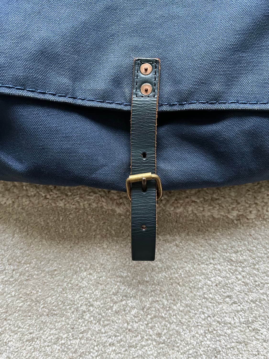 90s 노스마린드라이브 인디고 메일백 상품이미지3