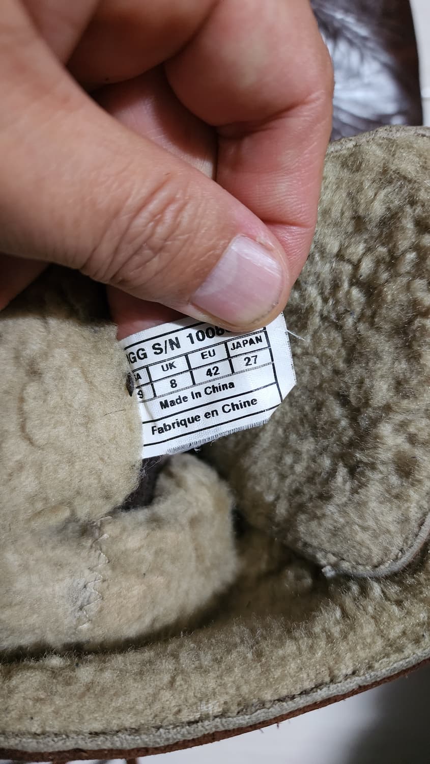 어그 빈티지 워커 부츠(파손) 상품이미지8