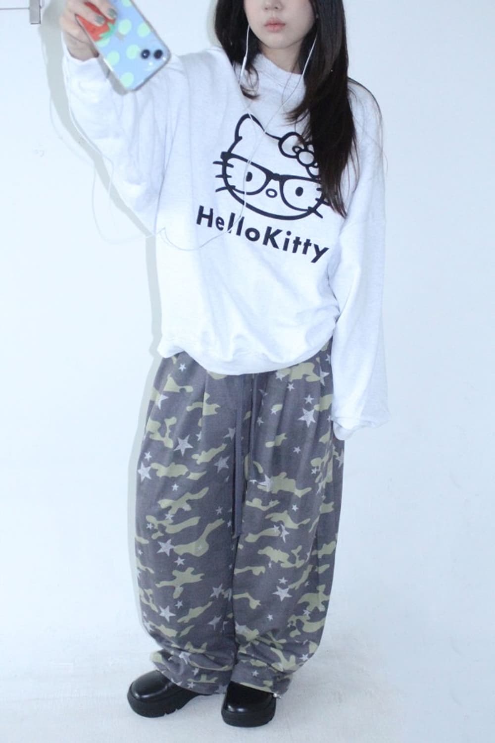 단종) 히피디피 스타 별 카모 팬츠  상품이미지2