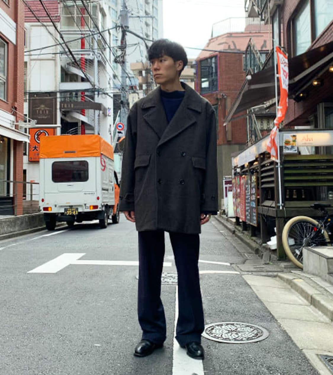 BEAMS - LOOSE WIDE PEA COAT 상품이미지4