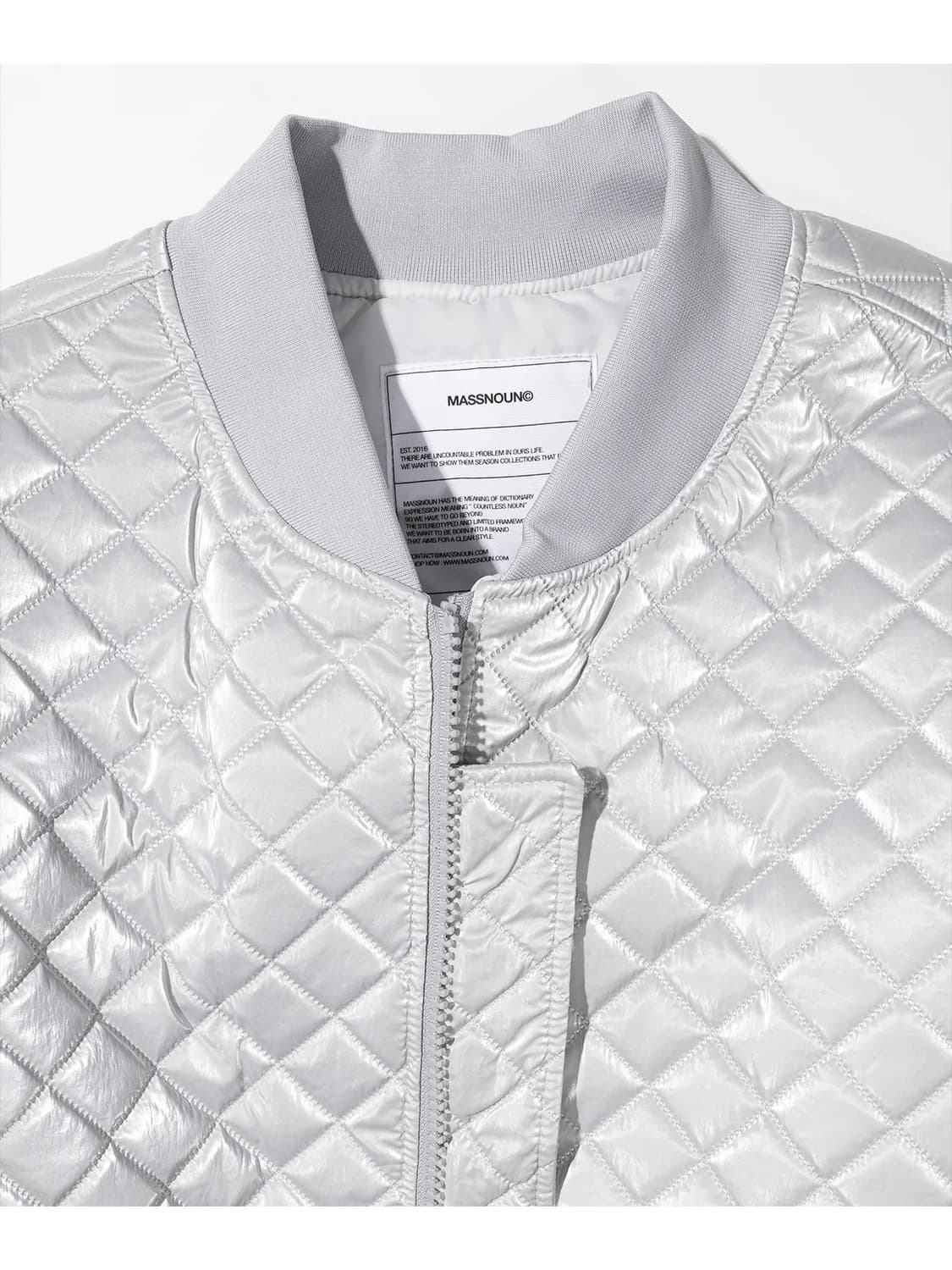 매스노운 메탈 스퀘어 ma-1 오버핏 점퍼 M  상품이미지3