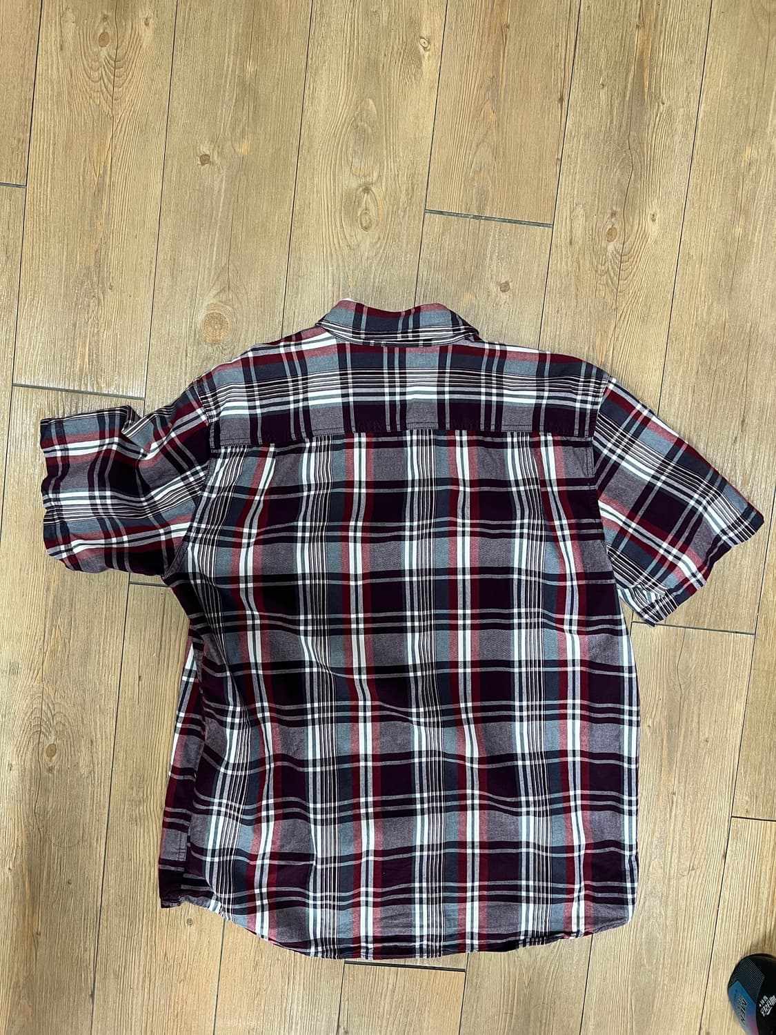 칼하트 체크 반팔셔츠 상품이미지2