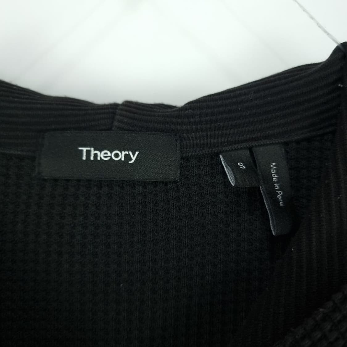 [띠어리] 니트 후드 집업 가디건 블랙 M18806 상품이미지7