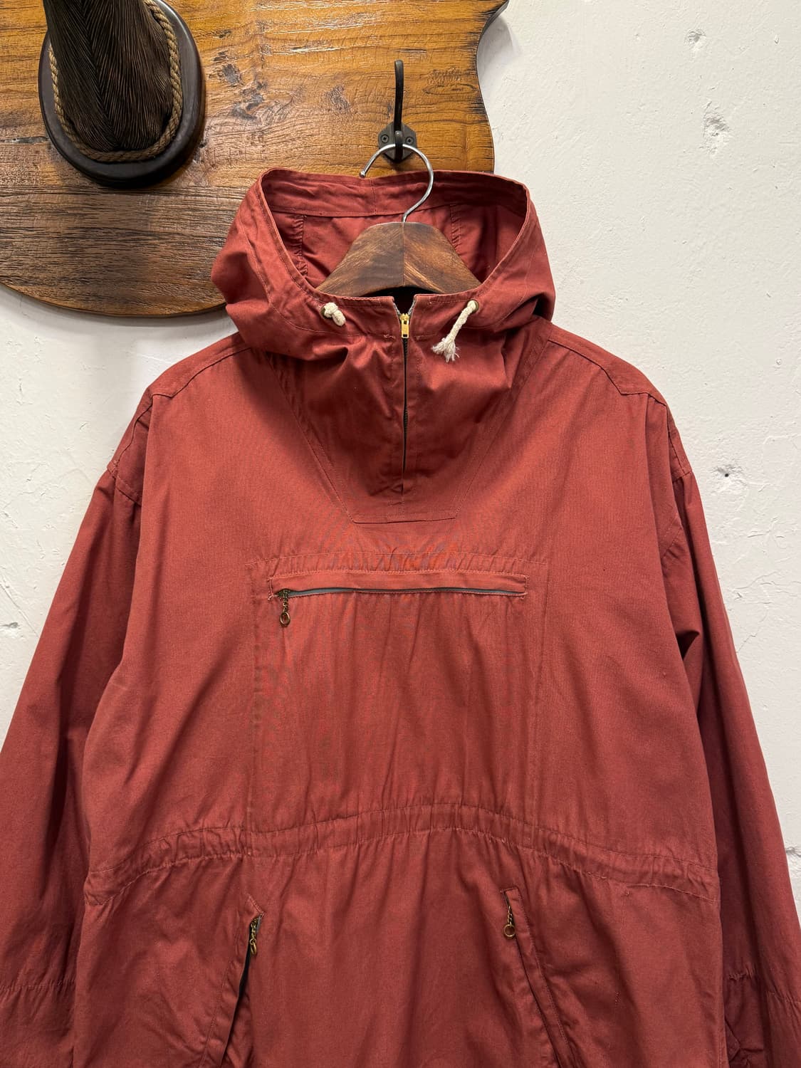 66) Brick Red Hooded Anorak  상품이미지2