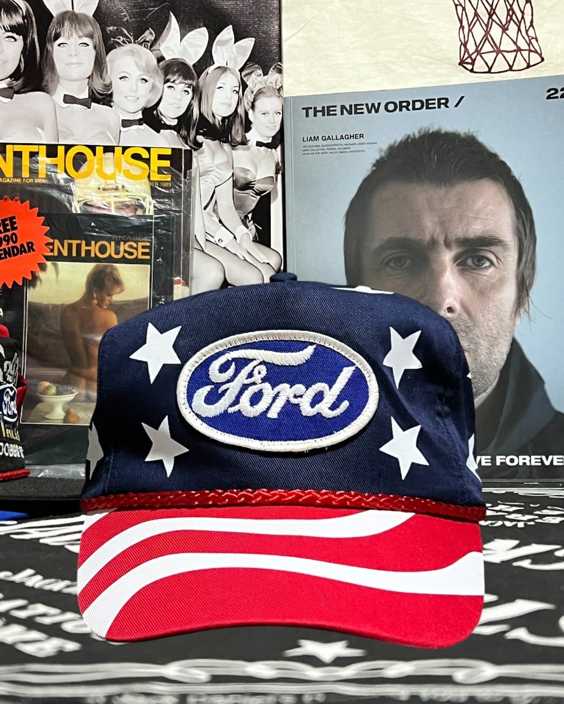 🧢90’s Ford Usa Flag Hat 상품이미지1
