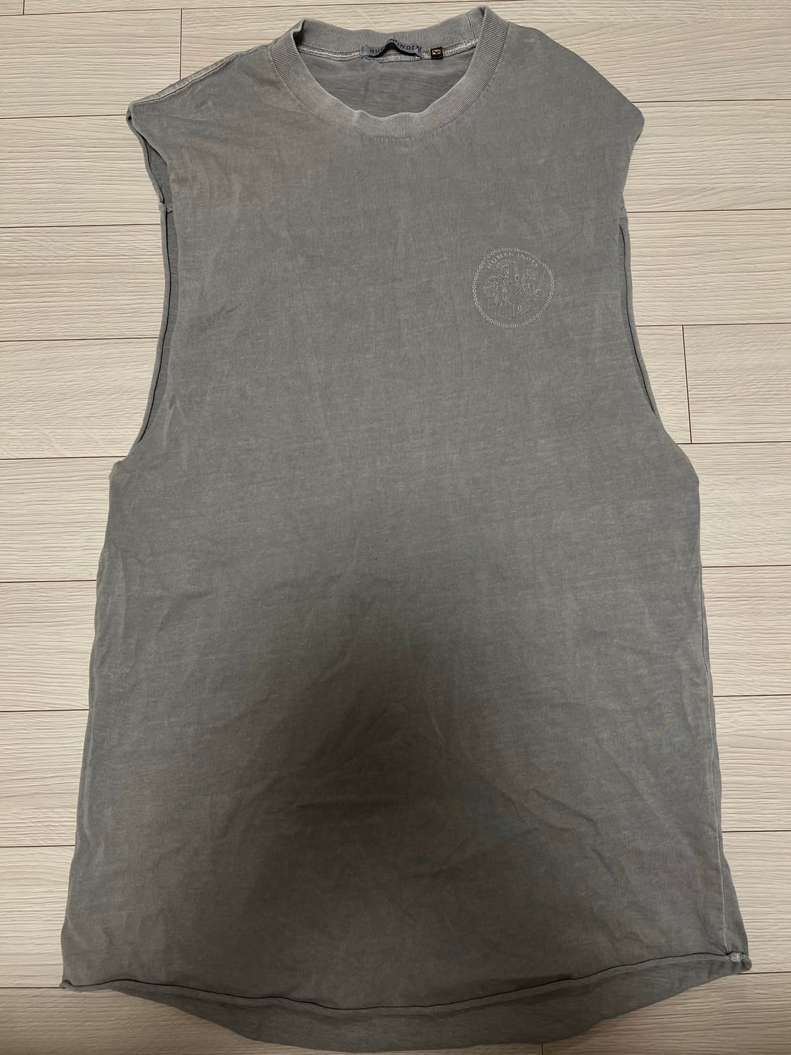 폴리테루 휴먼인덱스 휴먼 슬리브리스 그레이 상품이미지4