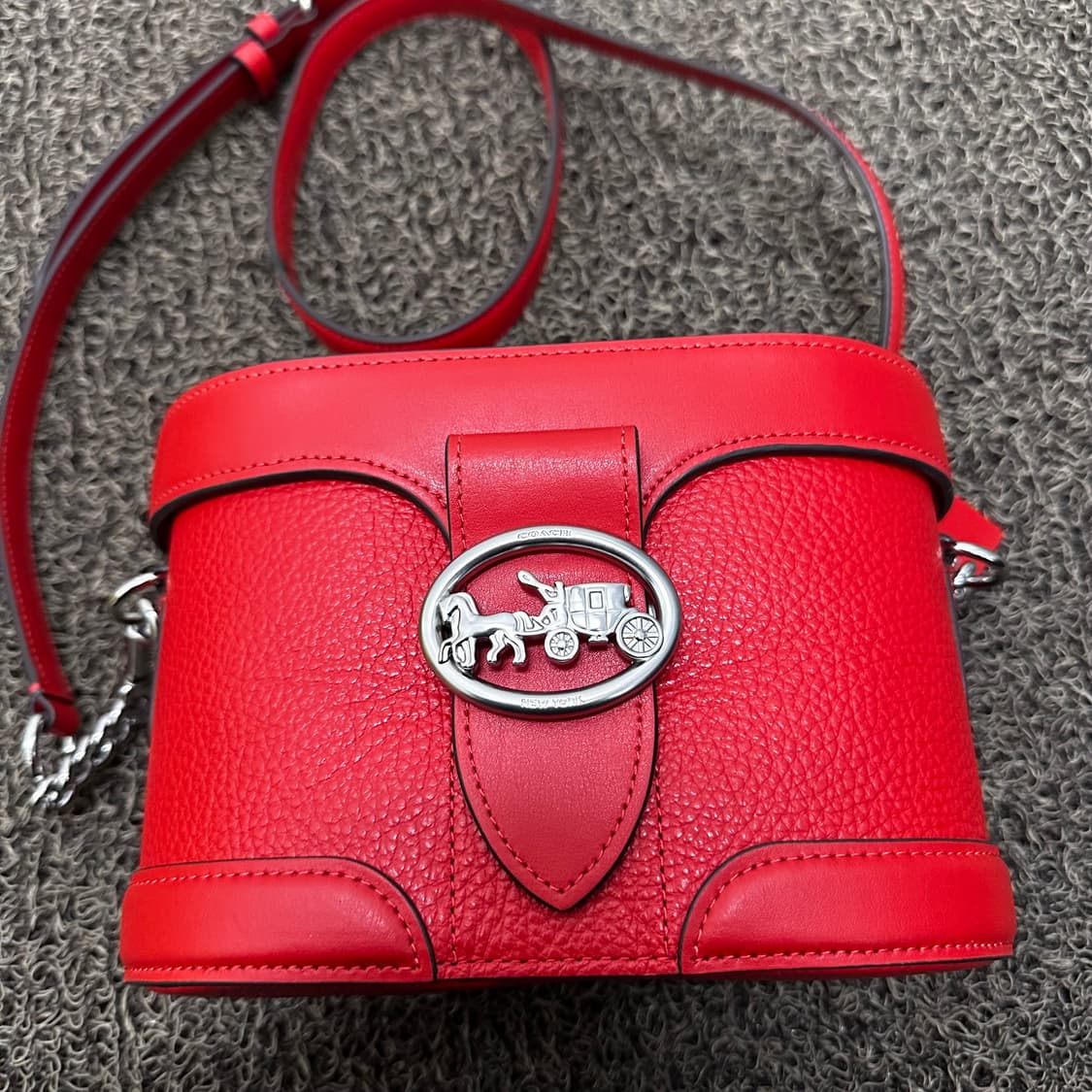 [새상품] COACH 코치 조지 젬 여성 크로스백 숄더백 레드 상품이미지2
