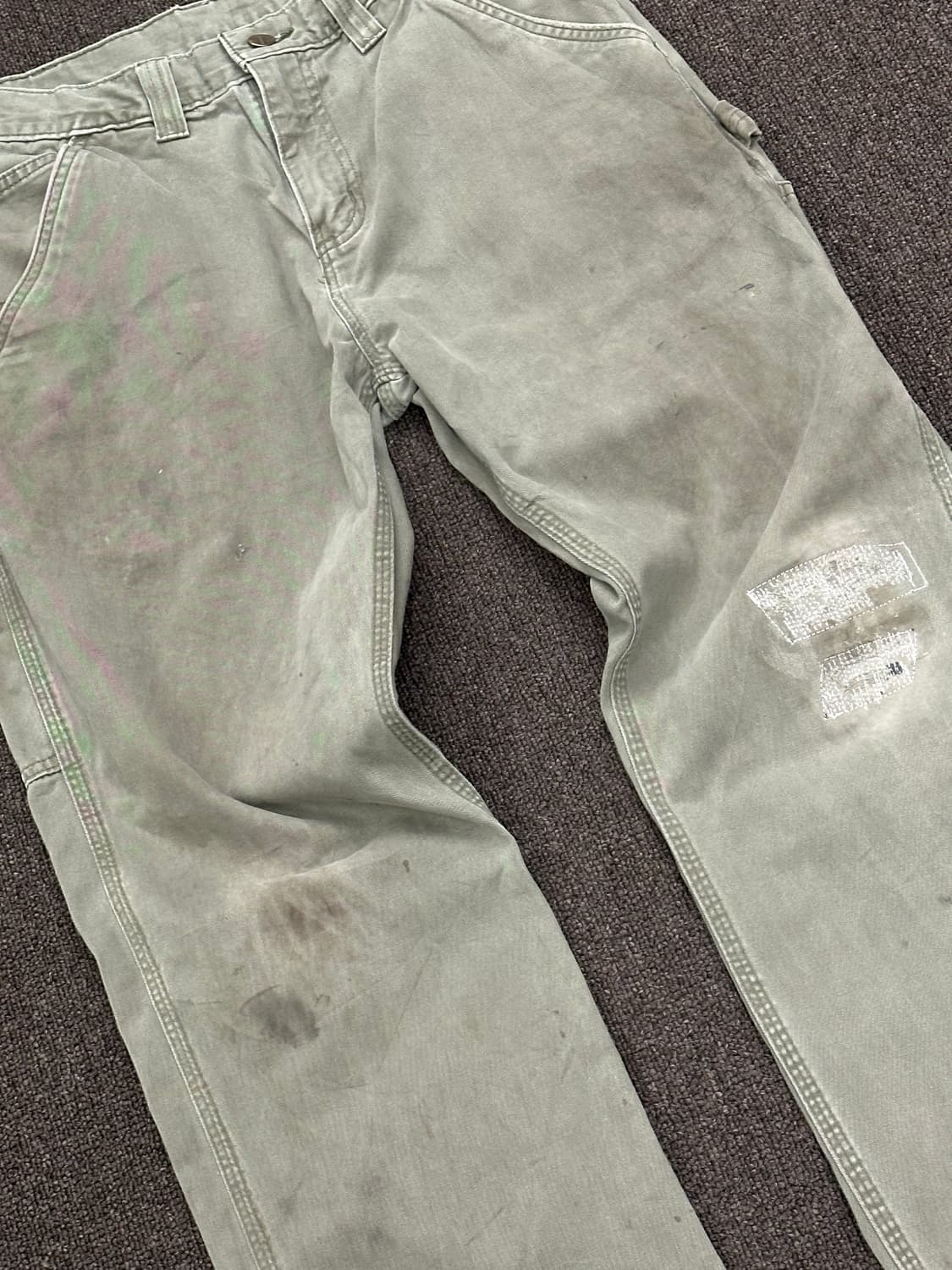 32)칼하트 빈티지 릴렉스 핏 러기드 워크웨어 팬츠 상품이미지2