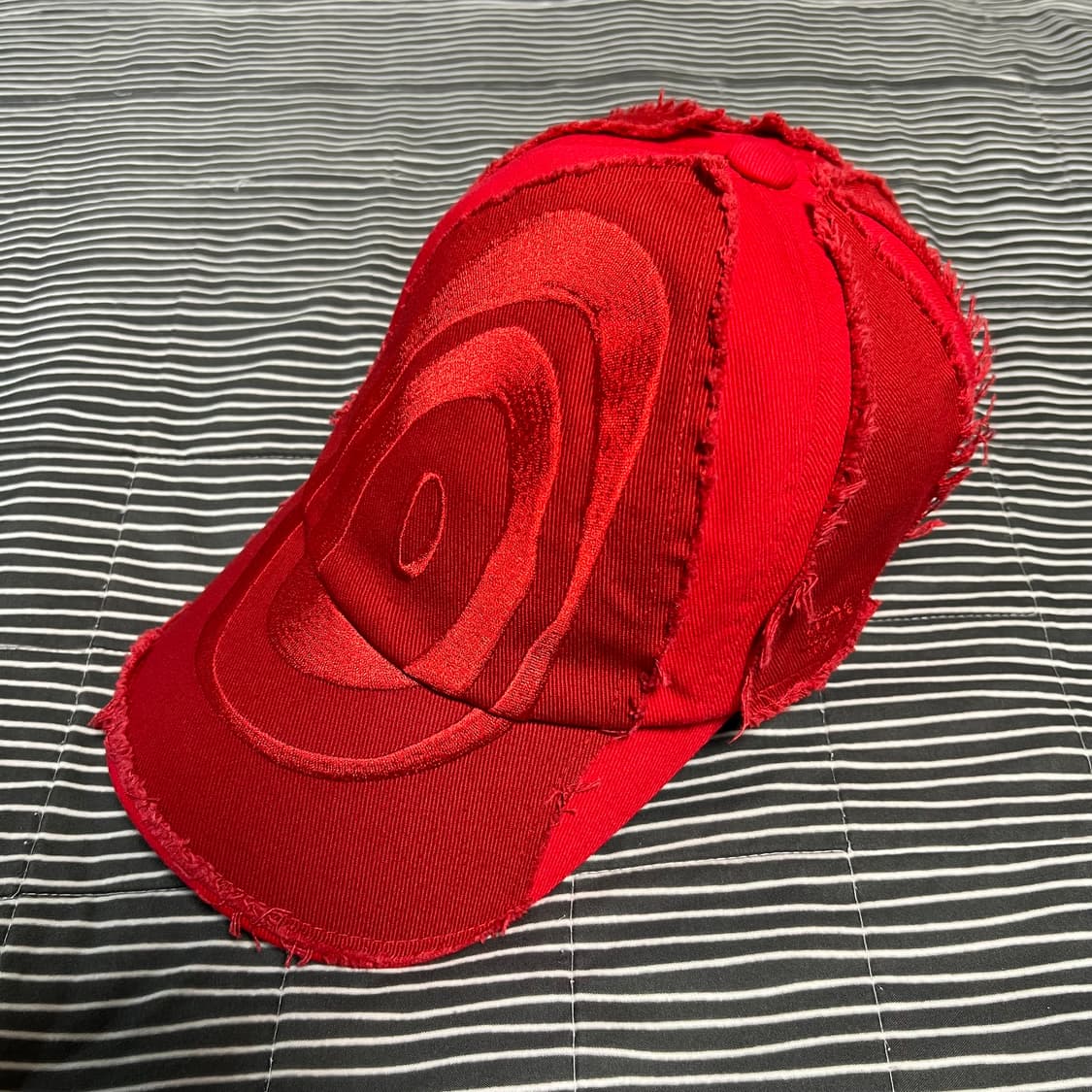 인세인개러지 X 노우웨이브 그런지 볼캡 레드 상품이미지2