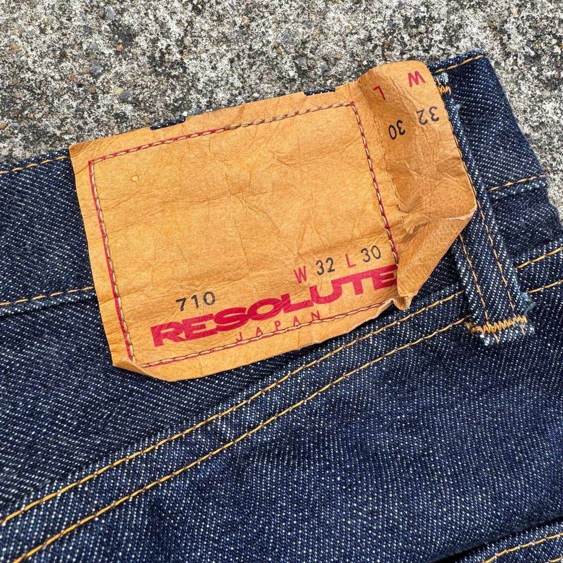 [32] Resolute 레졸루트 710 셀비지 데님 팬츠 상품이미지8