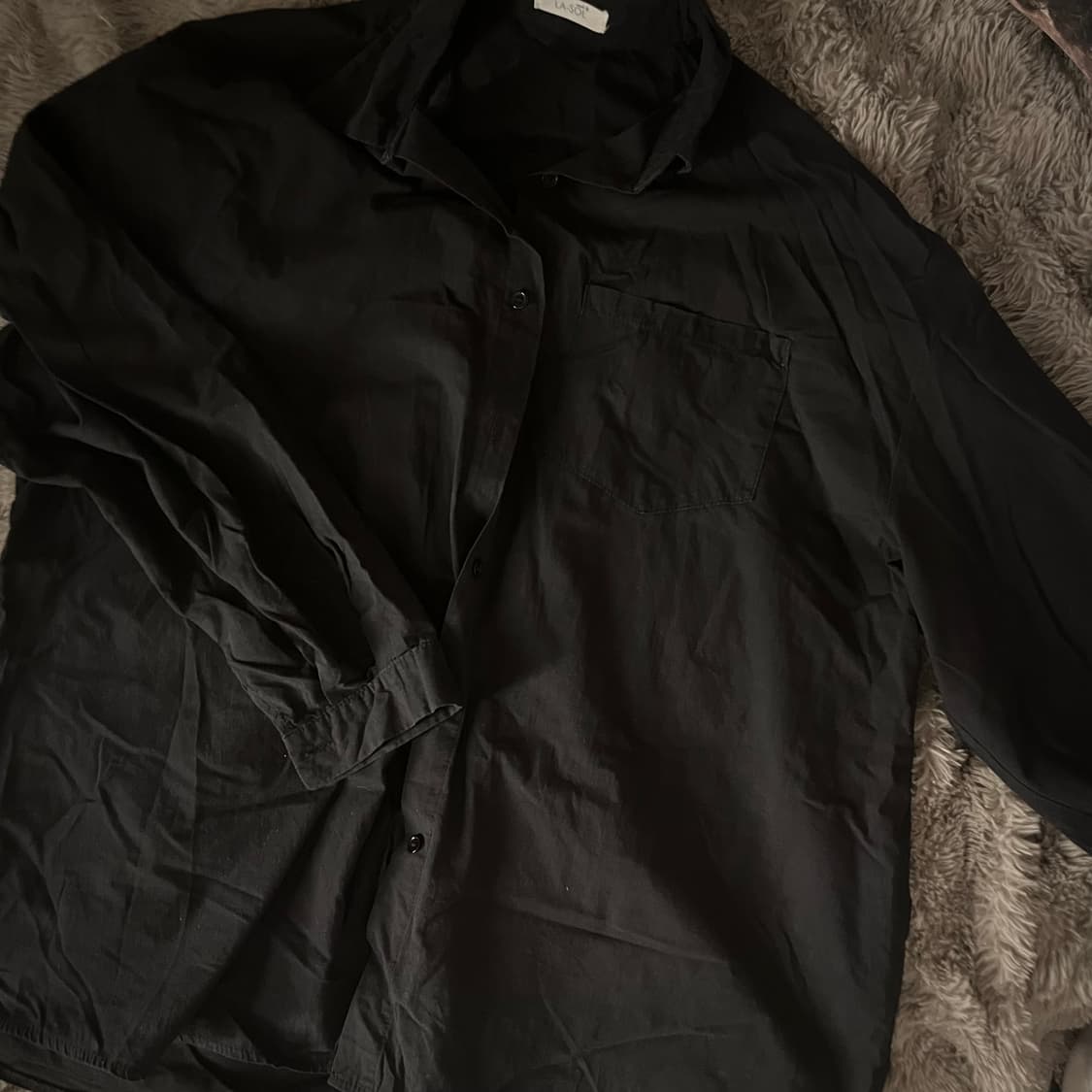 블랙 긴팔셔츠 상품이미지2