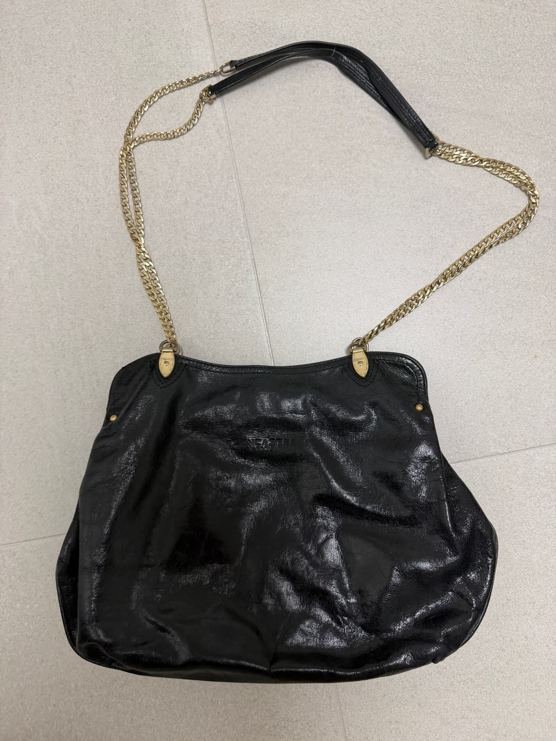 lancaster vintage leather bag 레더 백 paris 상품이미지5
