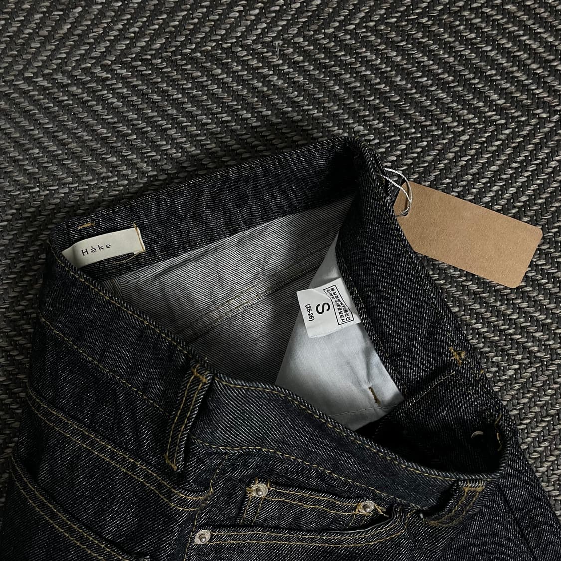 Hake 스트레이트 핏 인디고 데님 팬츠o 4816 상품이미지7