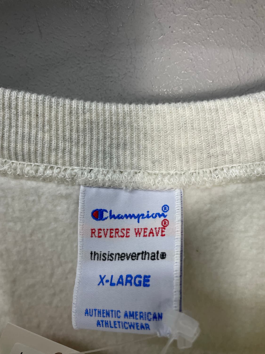 챔피온x디스이즈네버댓 리버스 위브 블루택 트랙팀 스웨트셔츠 H998 상품이미지7