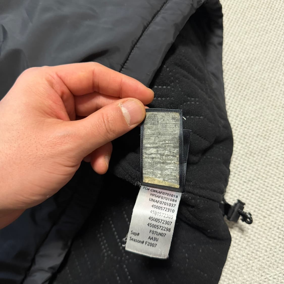 노스페이스 나일론 기모 바람막이 자켓 상품이미지4