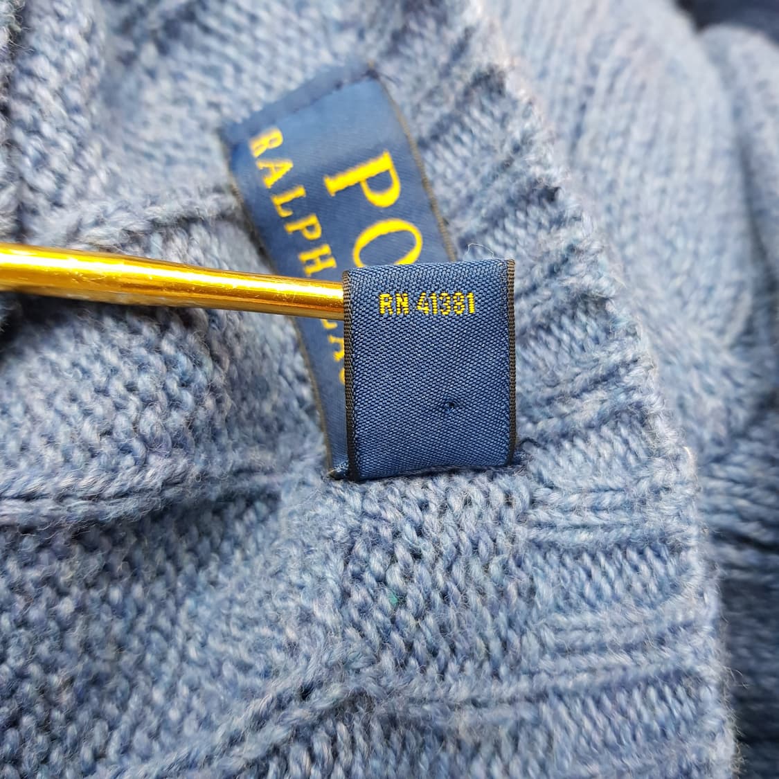 폴로 랄프로렌 케이블 코튼 니트 L사이즈 상품이미지6