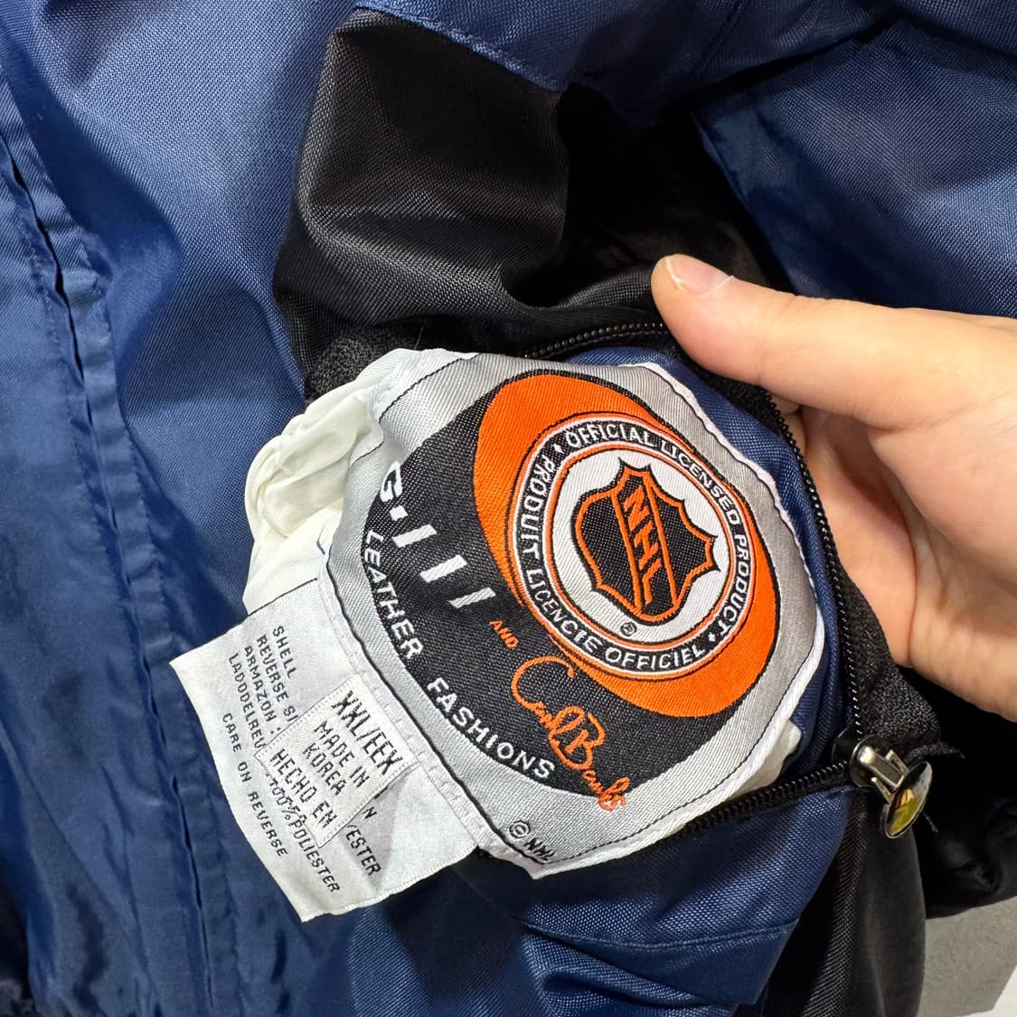 90s G3-Sports NHL 세인트 루이스 블루스 리버시블 자켓 상품이미지9