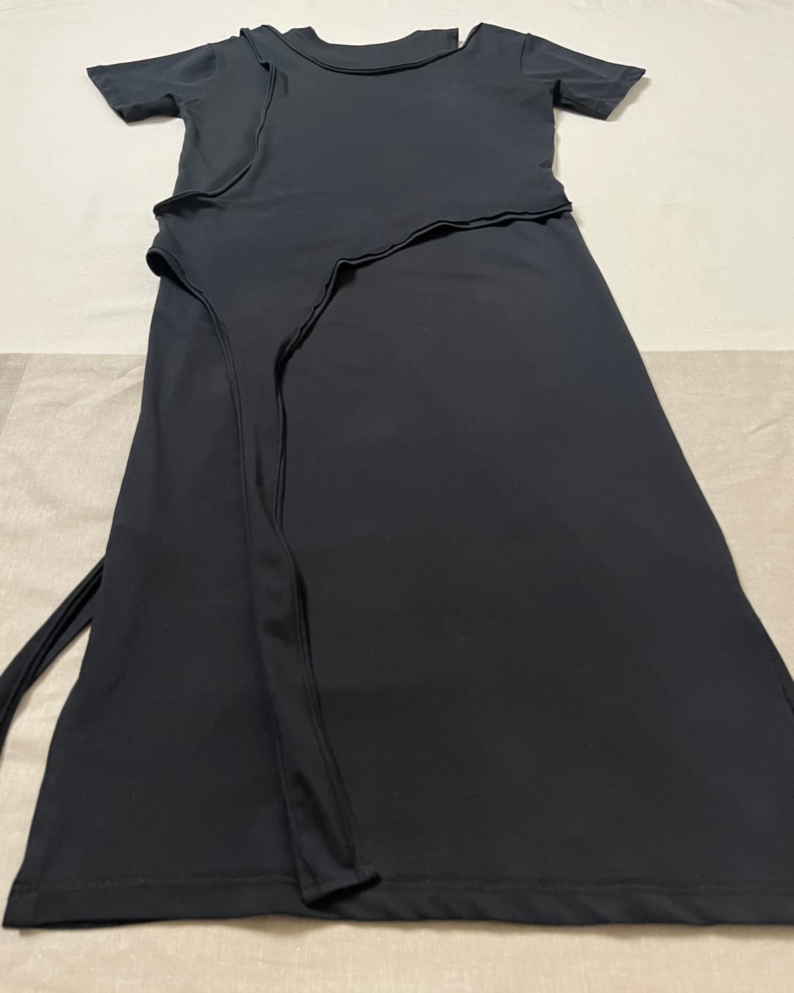 퍼버즈 레이어드 롱 원피스 perverze layered dress 상품이미지7