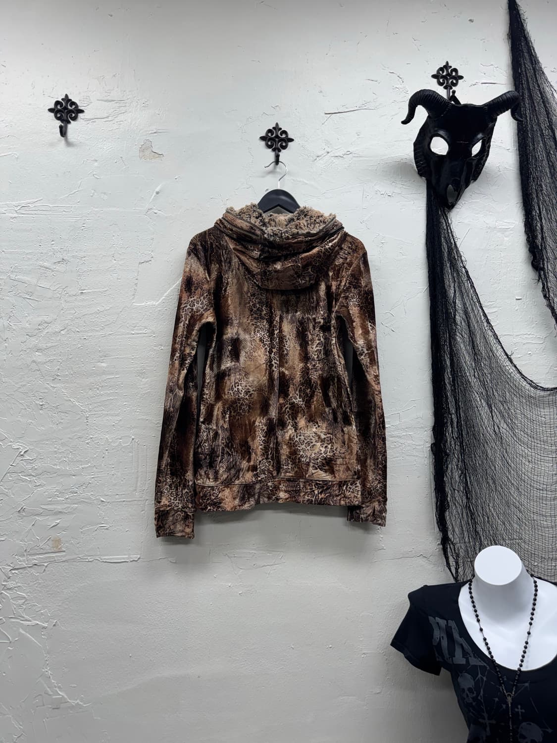 Tornado mart 00s archive leopard velour  상품이미지7