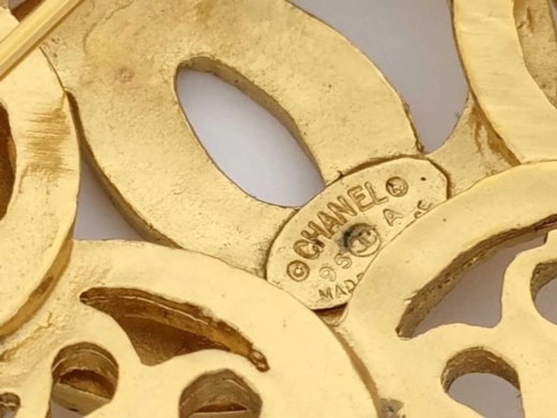 [초희귀 아카이브] 샤넬(CHANEL) 95A 플라워 코코마크 골드 브로 상품이미지2