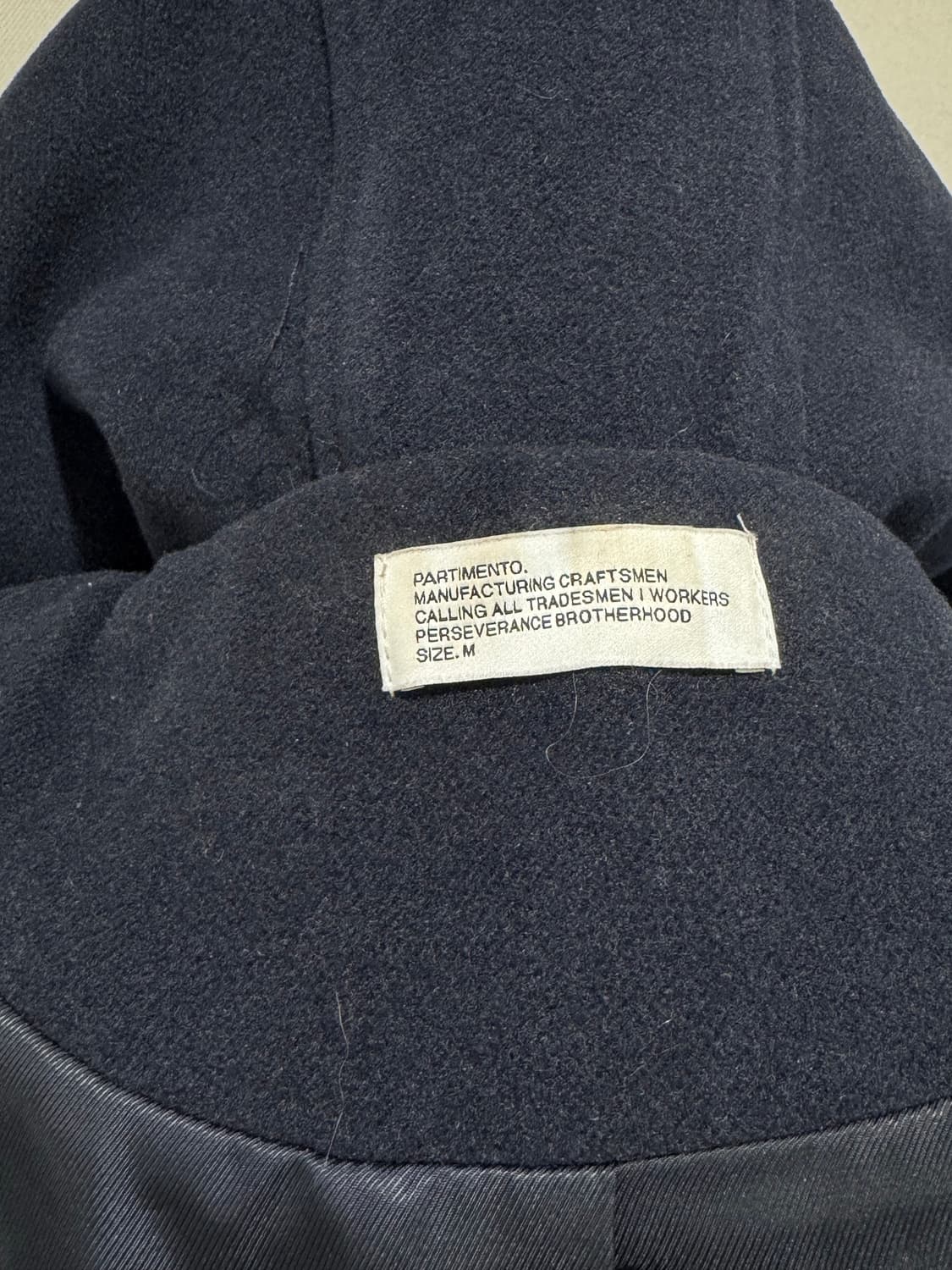 PARTIMENTO 파르티멘토 울 더플 후드 코트 상품이미지9