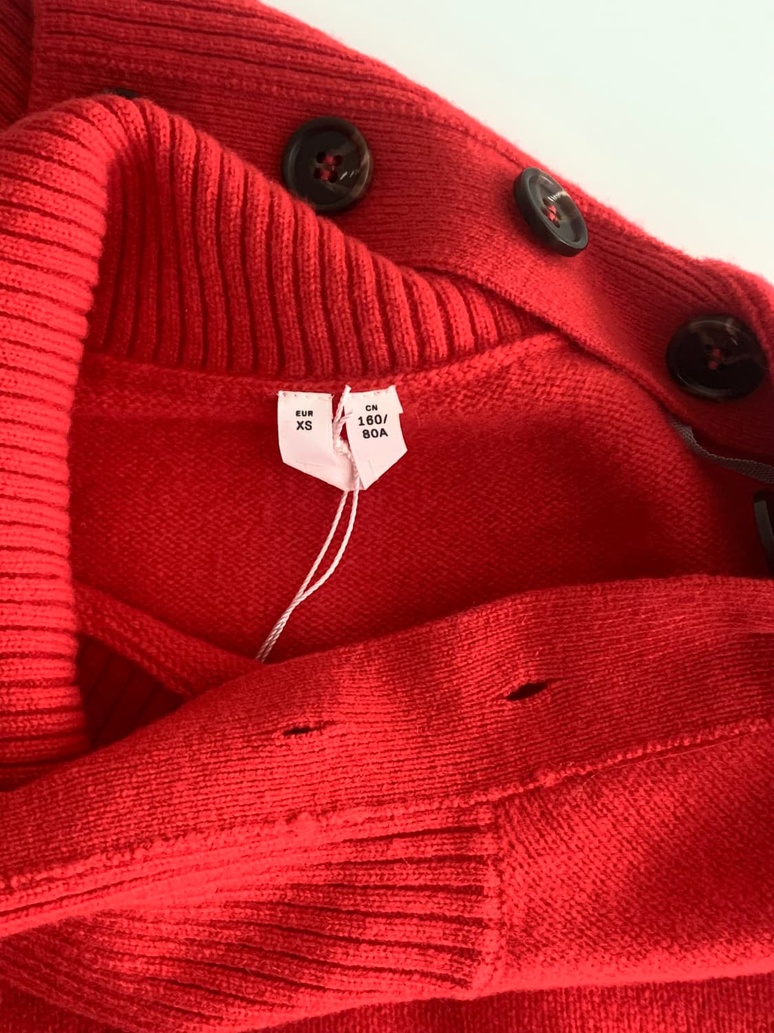 Arket 소프트 메리노 울 롤넥 레드 xs 상품이미지3