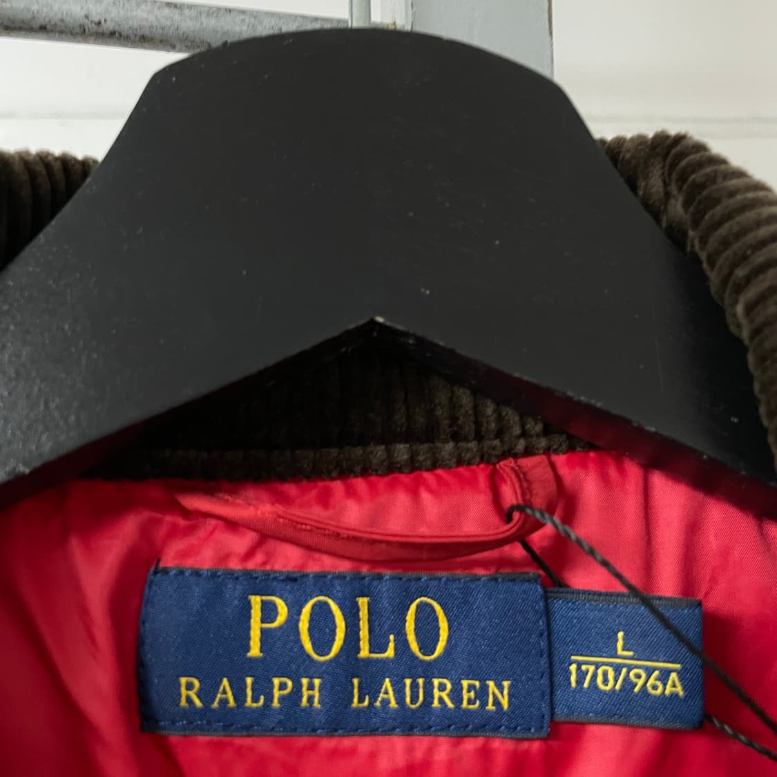 폴로 랄프로렌 레드 퀄팅 자켓 L(W) 상품이미지5
